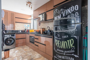 Apartamento aconchegante com ar condicionado de 22 a 8h